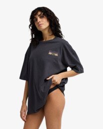 3 Floral Rocker - T-Shirt &agrave; manches courtes pour Femme Noir EBJZT00590 Billabong