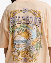 3 Waterfall - T-Shirt f&uuml;r Frauen Rosa EBJZT00591 Billabong