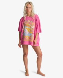 1 Summer Of Love - Short Sleeve T-Shirt for Women Pink EBJZT00592 Billabong