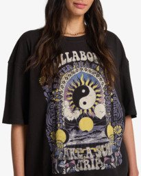 4 Surf Trip - T-Shirt &agrave; manches courtes pour Femme Noir EBJZT00593 Billabong