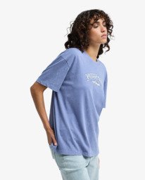 3 Australian Roots - Short Sleeve T-Shirt for Women Blue EBJZT00605 Billabong