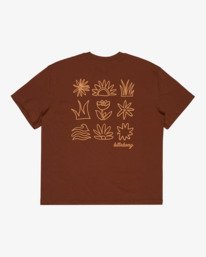 1 Fresh Glance - Maglietta a maniche corte da Donna Brown EBJZT00606 Billabong
