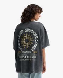 1 Sunshine Chaser - Camiseta de manga corta para mujer Negro EBJZT00607 Billabong