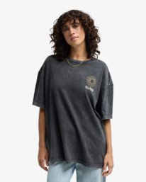 0 Sunshine Chaser - Camiseta de manga corta para mujer Negro EBJZT00607 Billabong