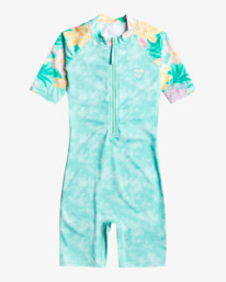 0 Billie Logo - Lycra entera de manga corta para Chicas 2-7  EBOX100100 Billabong