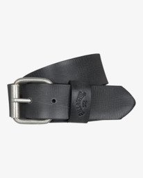 0 Current - Ceinture en cuir véritable avec boucle à ardillon pour Homme Noir EBYAA00128 Billabong
