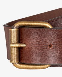 1 Current - Ceinture en cuir v&eacute;ritable avec boucle &agrave; ardillon pour Homme Marron EBYAA00128 Billabong