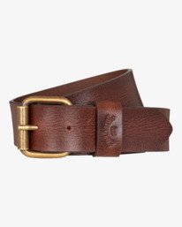 0 Current - Ceinture en cuir véritable avec boucle à ardillon pour Homme Marron EBYAA00128 Billabong
