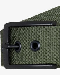 1 Arch - Webbing Belt With Prong Metal Buckle for Men Green EBYAA00129 Billabong