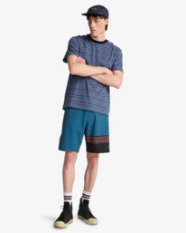 3 Burleigh Pro 18" - Boardshorts Performance para Homem Azul EBYBS00116 Billabong