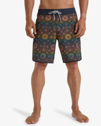 2 73 Theme Pro 18.5" - Boardshort Performance da Uomo Black EBYBS00122 Billabong