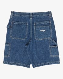 4 Bad Dog Workwear - Short en denim pour Homme Bleu EBYDS03002 Billabong