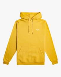 5 Arch - Felpa con cappuccio da Uomo Yellow EBYFT00106 Billabong