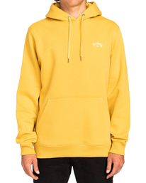 0 Arch - Felpa con cappuccio da Uomo Yellow EBYFT00106 Billabong