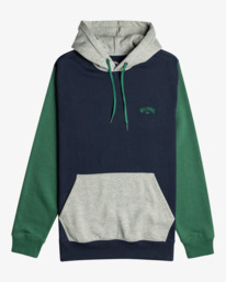 5 Arch Block - Felpa con cappuccio da Uomo Blue EBYFT00115 Billabong