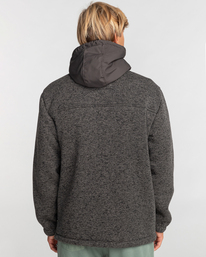2 Boundary Sherpa - Sweat à capuche zippé pour homme Noir EBYFT00123 Billabong