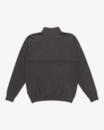8 Burleigh - Sweatshirt Pulôver com meio fecho para homem Preto EBYFT00130 Billabong