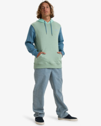 1 Arch Block - Pullover con cappuccio da Uomo Blue EBYFT00135 Billabong