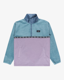 7 Space Lobster - Pull à col zippé pour Homme Bleu EBYFT00143 Billabong
