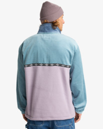 2 Space Lobster - Pull à col zippé pour Homme Bleu EBYFT00143 Billabong