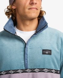 4 Space Lobster - Pull à col zippé pour Homme Bleu EBYFT00143 Billabong