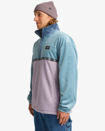 3 Space Lobster - Pull à col zippé pour Homme Bleu EBYFT00143 Billabong