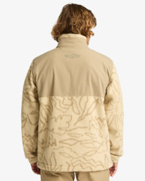 2 Boundary Re-Issue - Pulôver com meia gola e meio fecho de correr para homem Branco EBYFT00144 Billabong