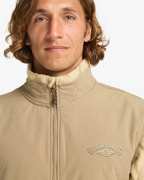 4 Boundary Re-Issue - Pulôver com meia gola e meio fecho de correr para homem Branco EBYFT00144 Billabong