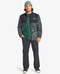 1 Boundary Re-Issue - Pulôver com meia gola e meio fecho de correr para homem Multi EBYFT00144 Billabong