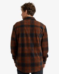 3 Furnace Flannel - Top de velo Furnace com elasticidade mecânica para homem Marrom EBYFT00145 Billabong