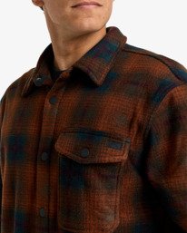 5 Furnace Flannel - Top de velo Furnace com elasticidade mecânica para homem Marrom EBYFT00145 Billabong