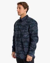 3 Furnace Flannel - Camisa elástica Furnace para hombre Azul EBYFT00145 Billabong