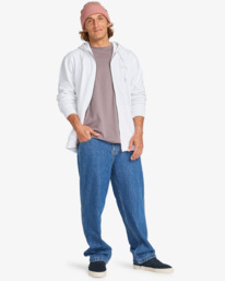 1 Arch - Pull zippé à capuche pour Homme Blanc EBYFT00148 Billabong
