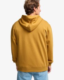 3 Arch - Sudadera con capucha y cremallera para hombre Amarillo EBYFT00148 Billabong