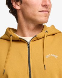5 Arch - Sudadera con capucha y cremallera para hombre Amarillo EBYFT00148 Billabong
