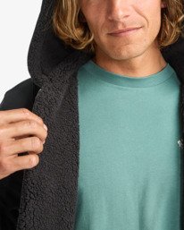 6 Arch Sherpa - Pull zippé à capuche pour Homme Noir EBYFT00149 Billabong