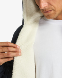 5 Arch Sherpa - Pull zippé à capuche pour Homme Noir EBYFT00149 Billabong