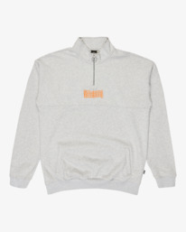 6 Core Lord Half Zip - Sweat à col zippé pour Homme Gris EBYFT00150 Billabong