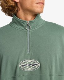 4 Core Lord Half Zip - Sweat à col zippé pour Homme Vert EBYFT00150 Billabong