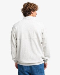 2 Core Lord Half Zip - Sweat à col zippé pour Homme Gris EBYFT00150 Billabong