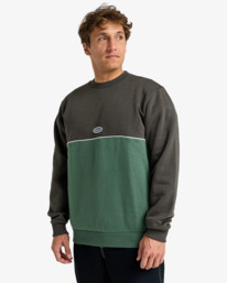 3 Mogul Cut Cr - Fleece Top for Men Black EBYFT00152 Billabong