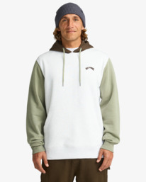 0 Arch Block Po - Kapuzenpulli für Männer Weiss EBYFT00155 Billabong