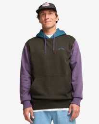 0 Arch Block Po - Kapuzenpulli für Männer Violett EBYFT00155 Billabong