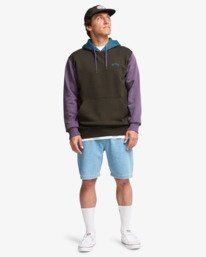 1 Arch Block Po - Kapuzenpulli für Männer Violett EBYFT00155 Billabong