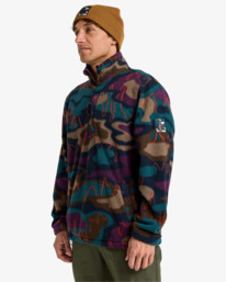 3 Boundary Taaffe - Top in felpa da Uomo Brown EBYFT00157 Billabong