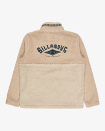 7 Boundary Tombstone - Polaire à col montant zippé pour Homme Blanc EBYFT00158 Billabong