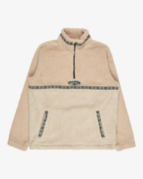 6 Boundary Tombstone - Polaire à col montant zippé pour Homme Blanc EBYFT00158 Billabong