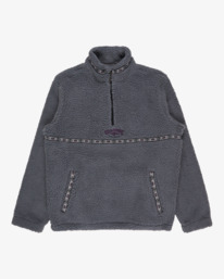 7 Boundary Tombstone - Polaire à col montant zippé pour Homme Gris EBYFT00158 Billabong