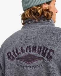 5 Boundary Tombstone - Polaire à col montant zippé pour Homme Gris EBYFT00158 Billabong