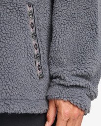 6 Boundary Tombstone - Polaire à col montant zippé pour Homme Gris EBYFT00158 Billabong